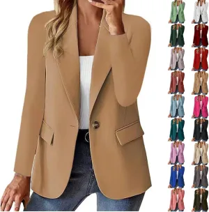 Blazers for Women 2025 Trendy Business Casual Jackets Open Front Cardigan Work Suit Summer Fashion Blazers