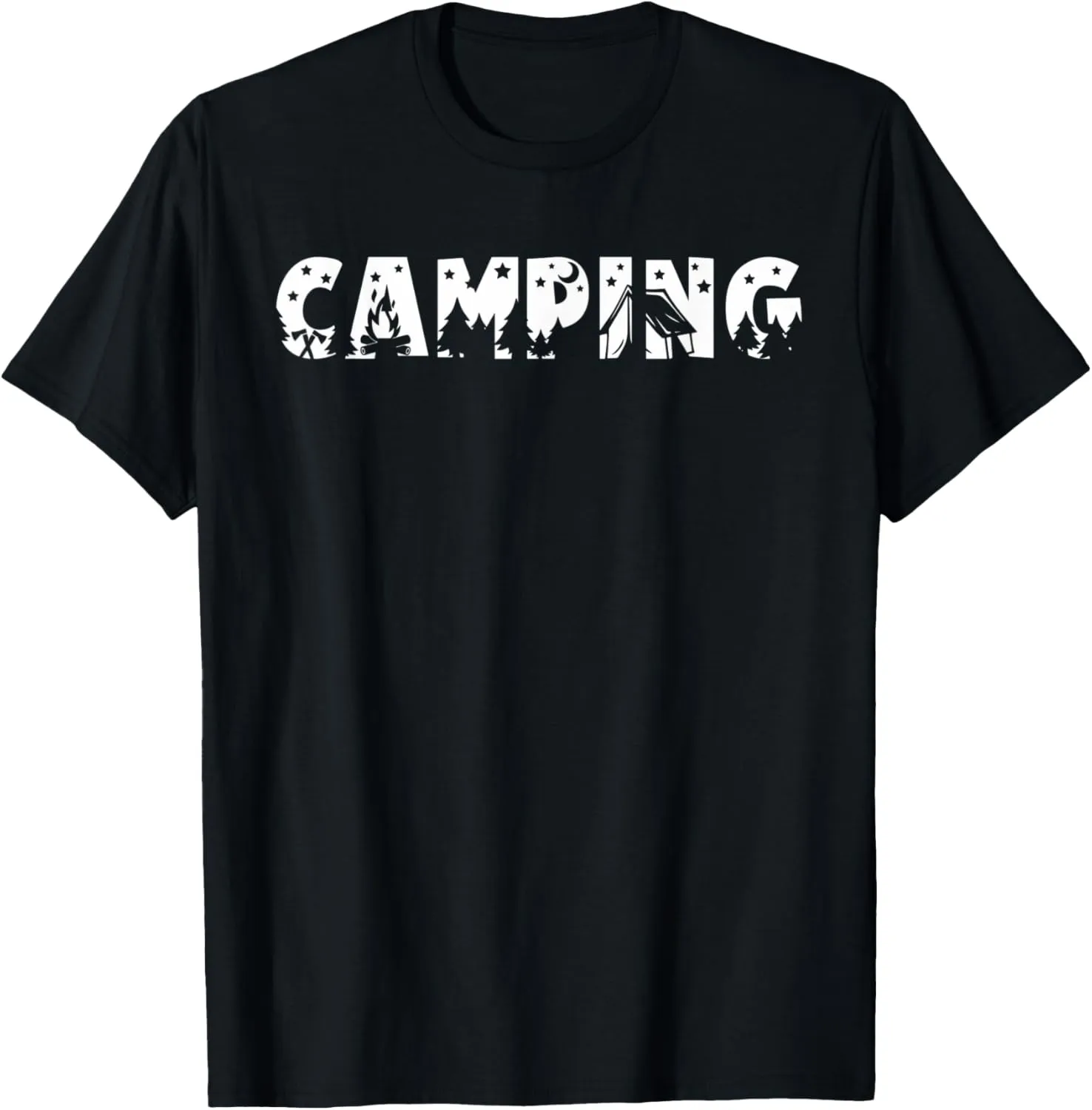 Campers Camping Adventure Mountains Travel Outdoor Attire T-Shirt