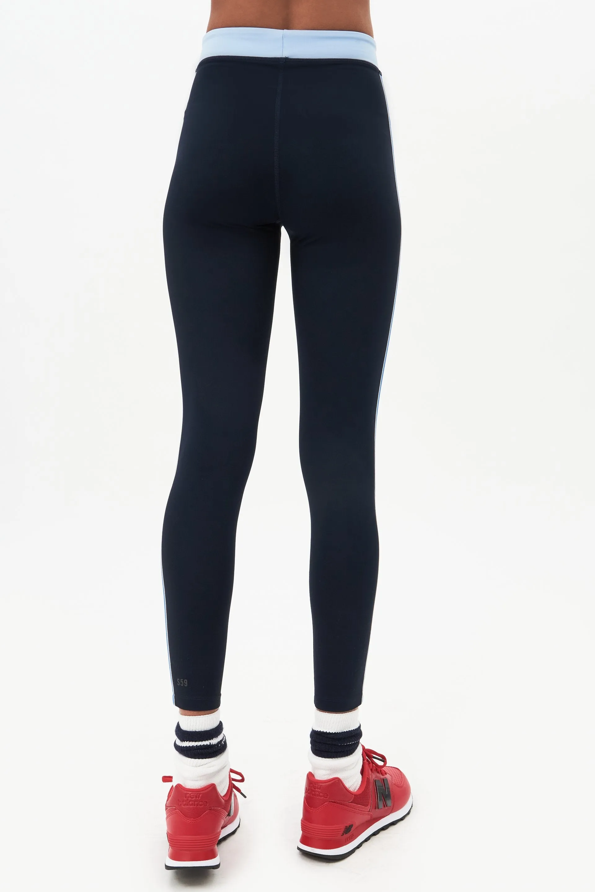 Darling High Waist Techflex 7/8, Indigo/Sky Light