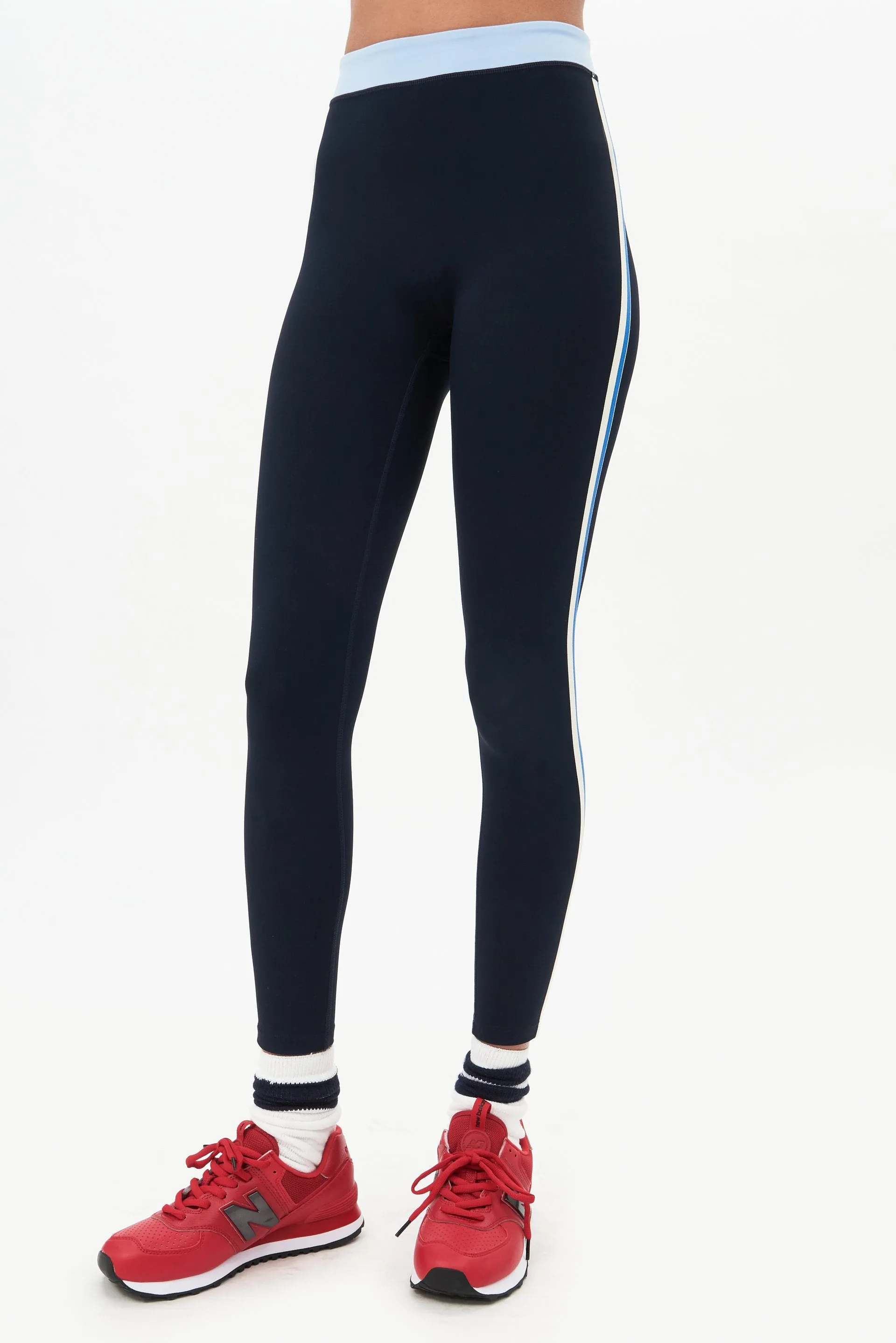 Darling High Waist Techflex 7/8, Indigo/Sky Light