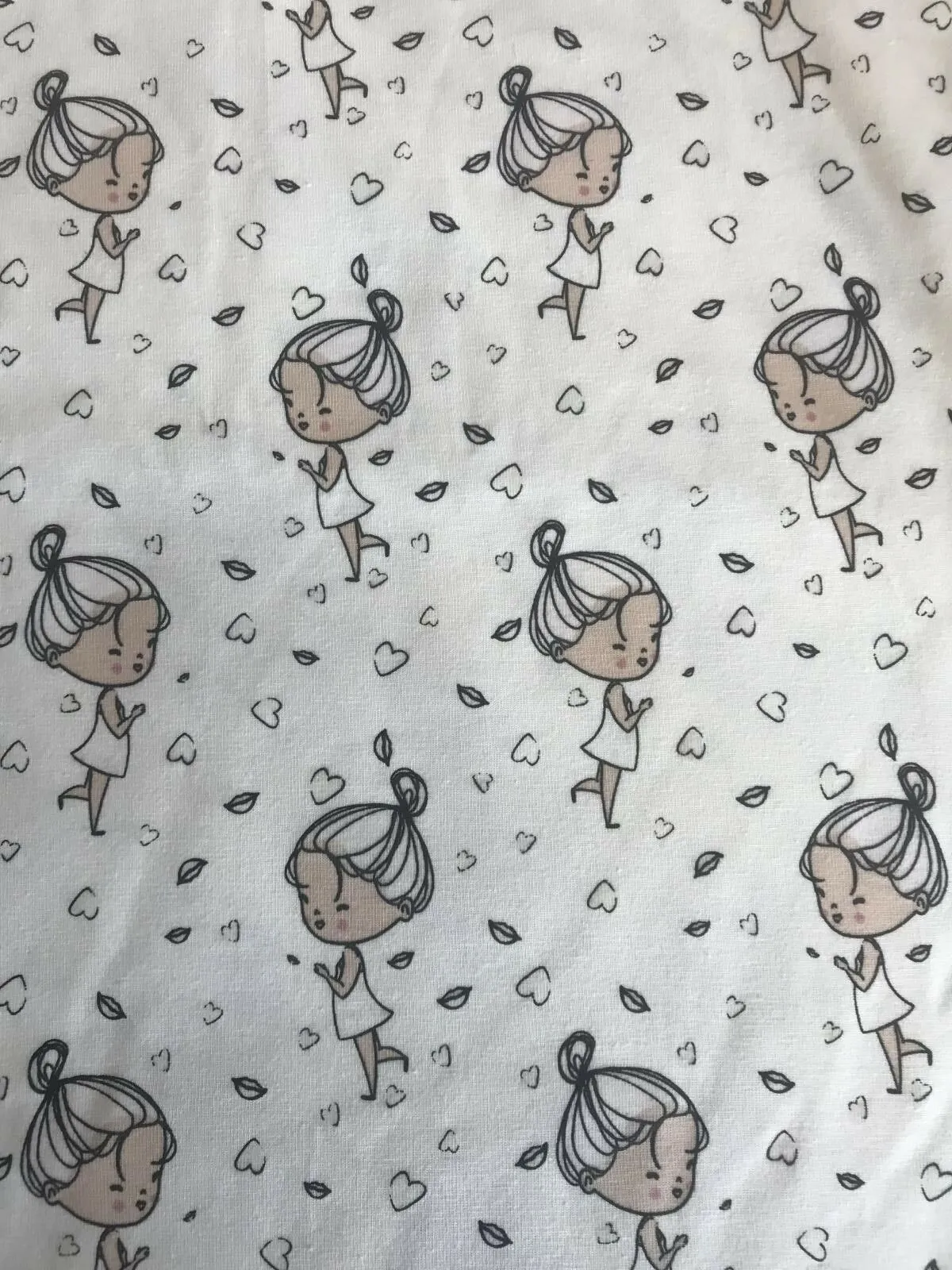 Girl Cotton Jersey UV Colour Changing Light Sun Reactive Fabric 58" MT955-7