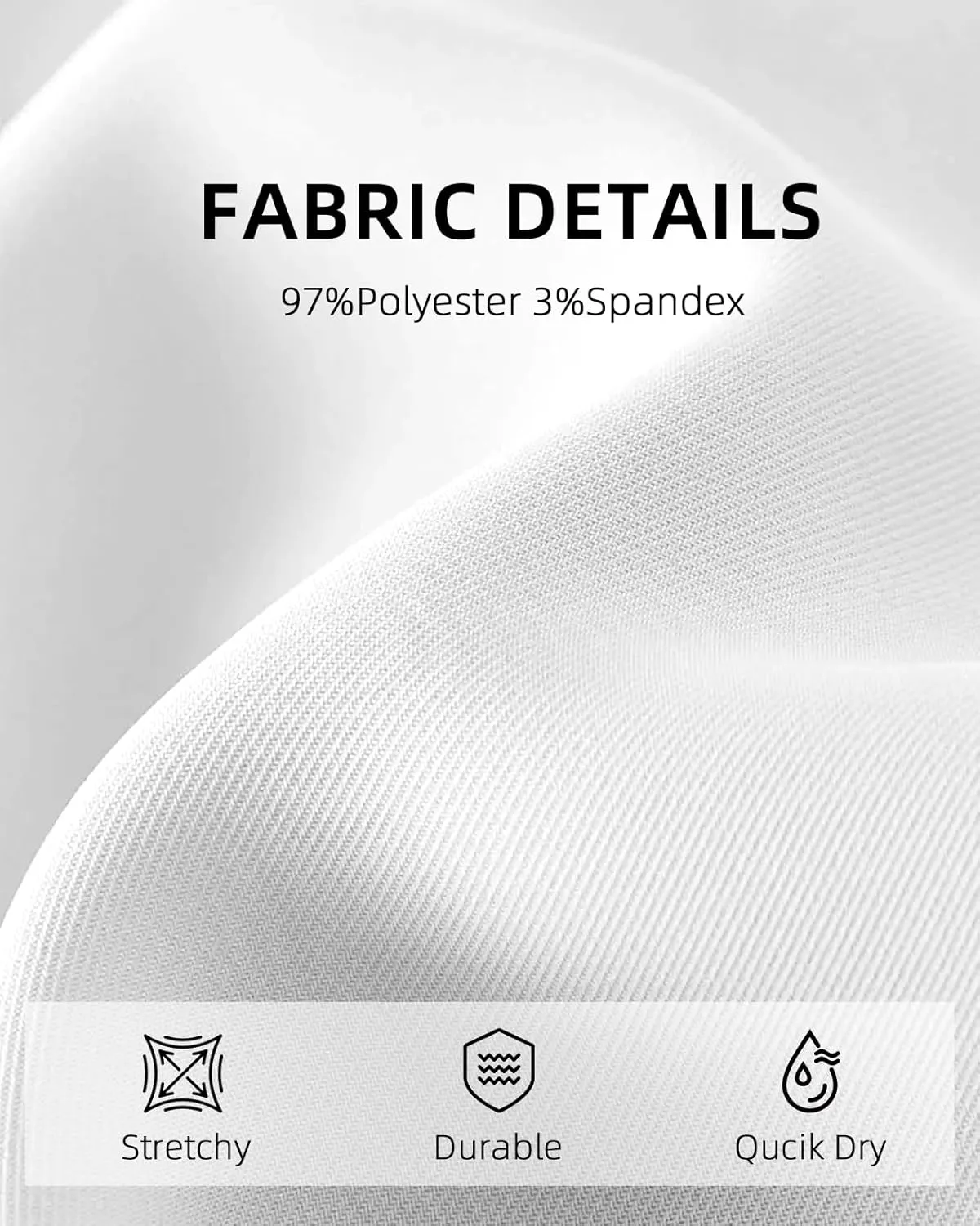 Men's Muscle Fit Dress Shirts Short Sleeve Button Down Slim Fit Stretch Wrinkle Summer Shirt for Men