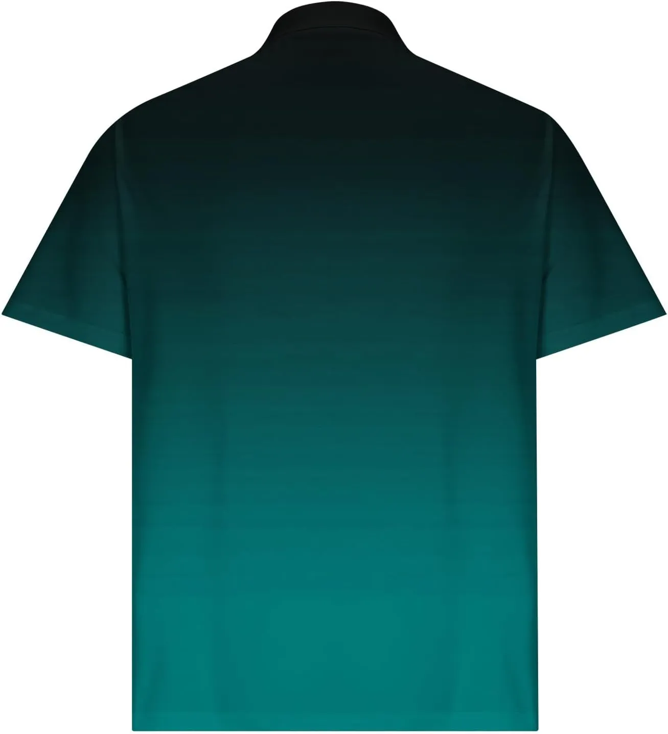 Mens Polo Shirts Short Sleeve Gradient Color Gym Workout Golf T-Shirt Casual Fashion V Neck Button Down Tops 2025