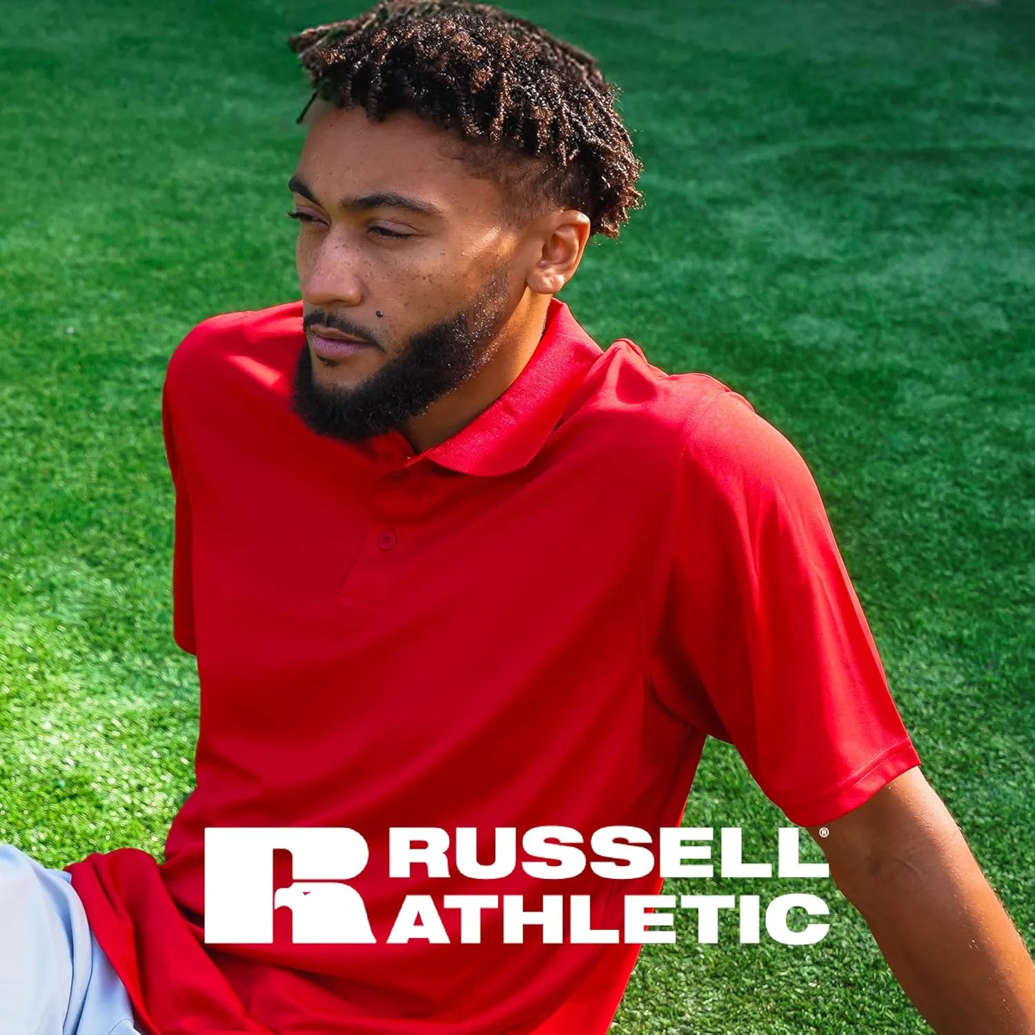 Russell Athletic Men's Power Performance Polo-Premium Dri-fit Shirt, Perfect for Golf, Tennis, and Athletic Activities