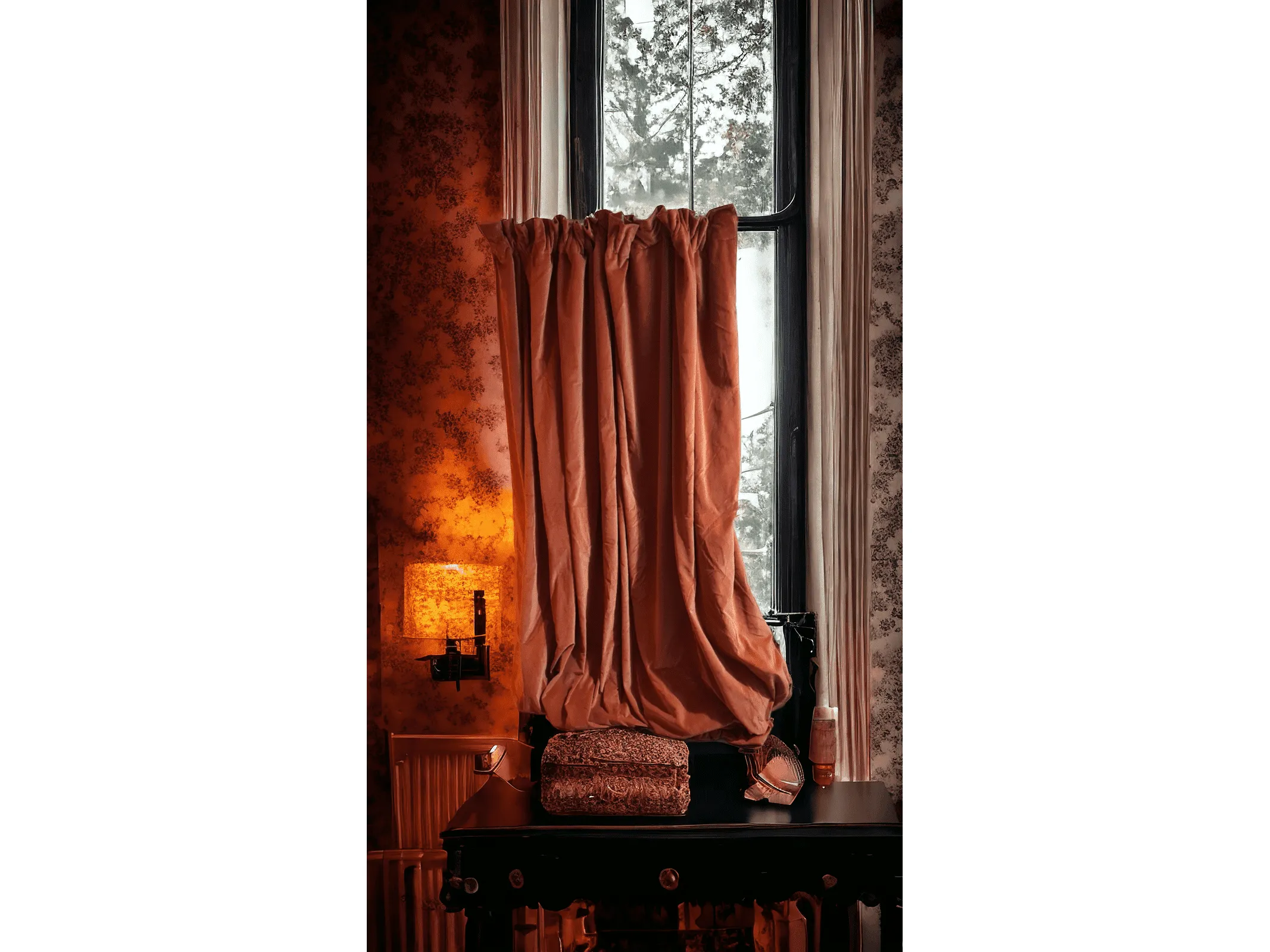 RUST (Orange) Cotton Dressmaking Velvet / Velveteen - Light Weight - 240  gsm - 112 cms Wide
