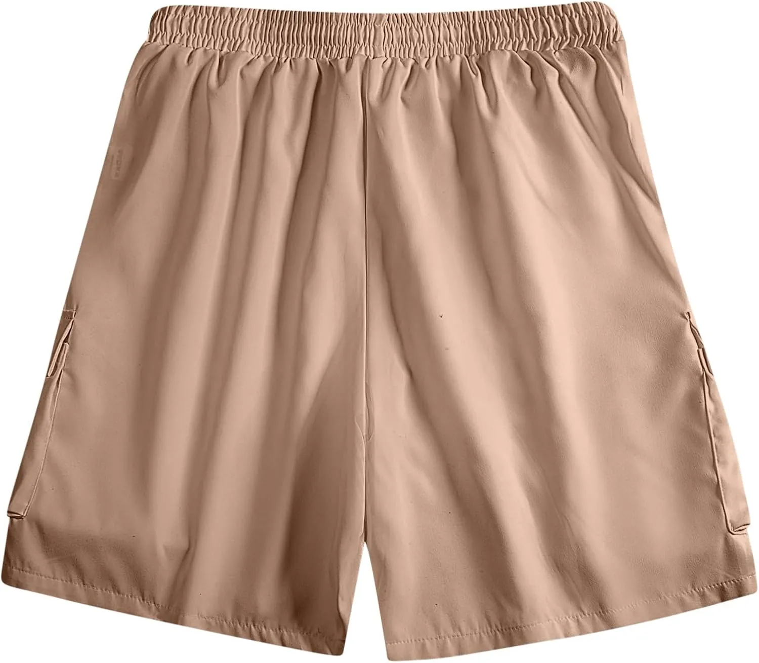 Summer Hiking Cargo Shorts for Men Casual Fashion Athletic Pants Loose Elastic Waist Beach Pants with Pockets