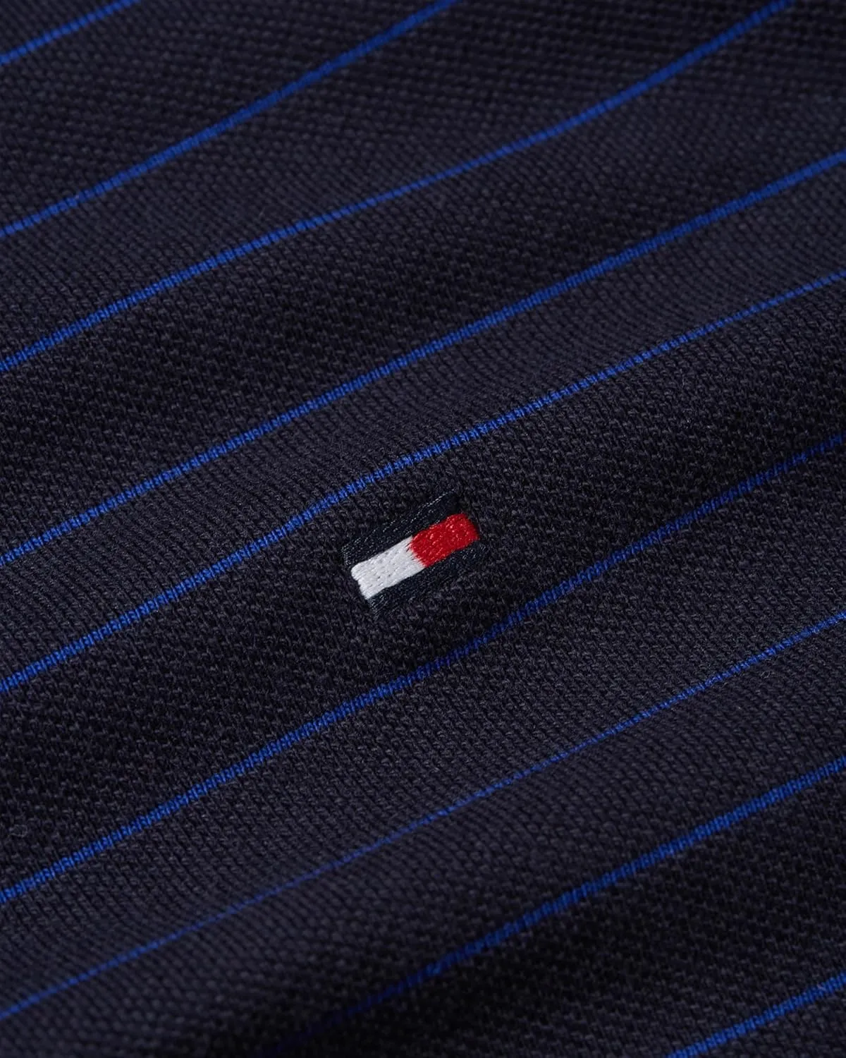 Tommy Hilfiger Men's Short Sleeve Casual Polo Shirts in Regular Fit with Stripe Designs