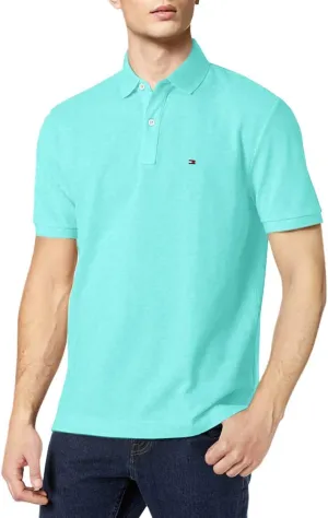 Tommy Hilfiger Men's Short Sleeve Cotton Pique Polo Shirt in Classic Fit