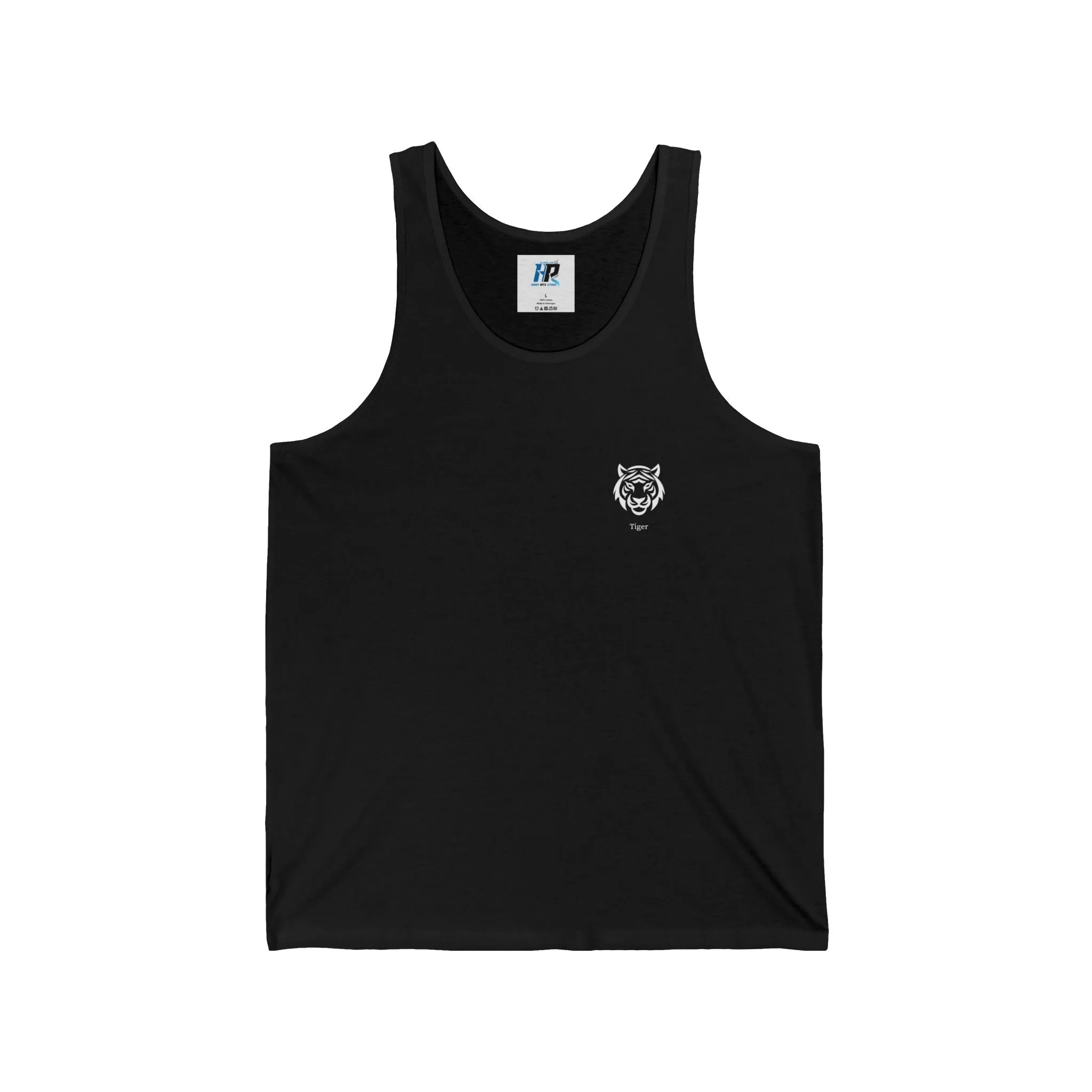 Unisex Tiger Graphic Simple Tank Top