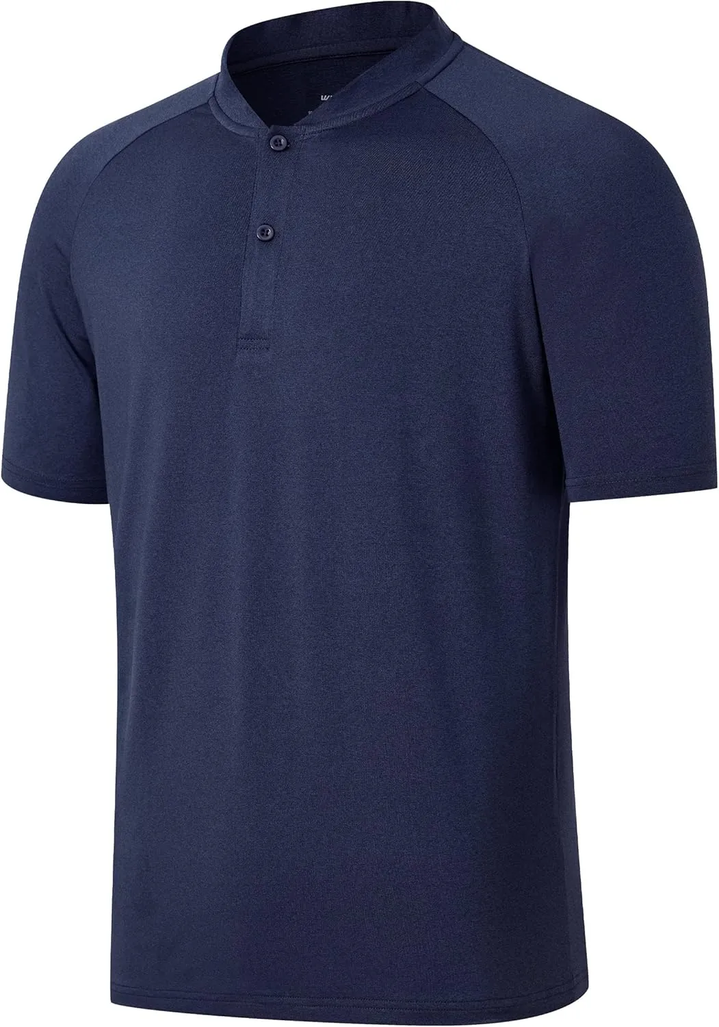 Willit Men's Tennis Shirts Golf Polo Quick Dry Lightweight Casual Short Sleeve Henley Shirt UPF 50 
