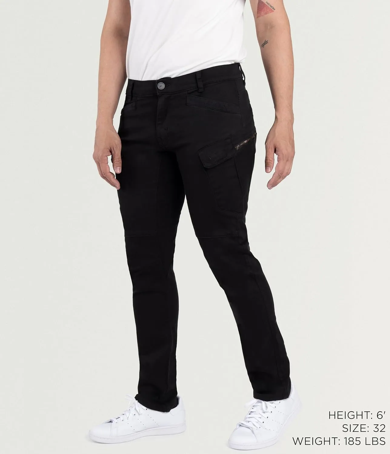 X RAY Men's Stretch Cargo Pants, Casual Flex Hiking Multi-Pocket Tactical Work Slim Fit Cargo Pants for Men